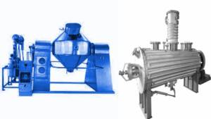 Rotary vacuum dryer types