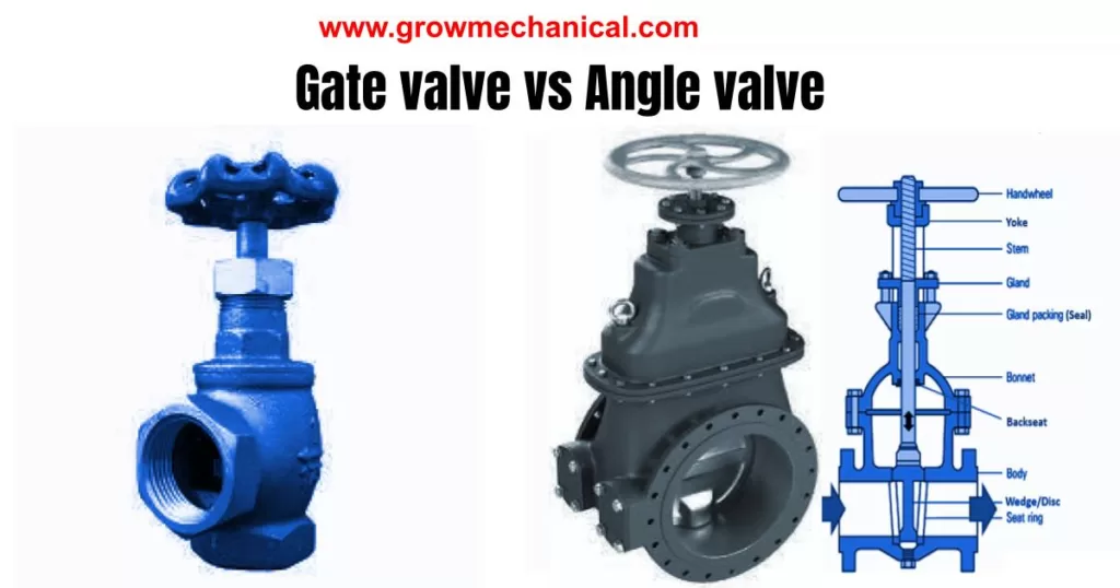 Gate valve vs angle valve