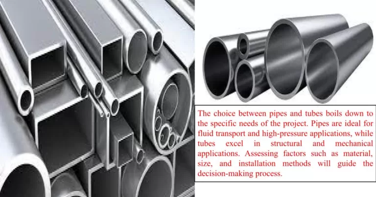 Pipe and Tube
