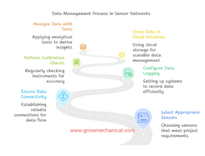 Data Management Process in Sensor Networks