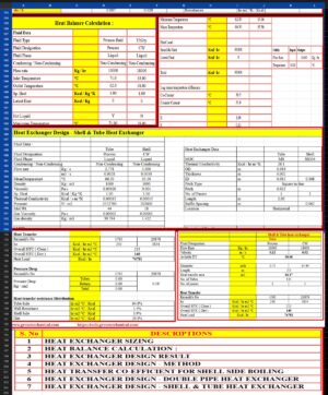 Heat Exchanger Design HE0001