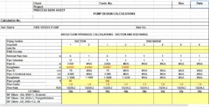 PUMP DESIGN CALCULATIONS