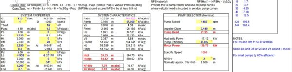 SINGLE STAGE CENTRIFUGAL PUMP CALCULATION - Image 2