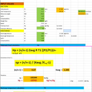 COMPRESSOR CALCULATIONS