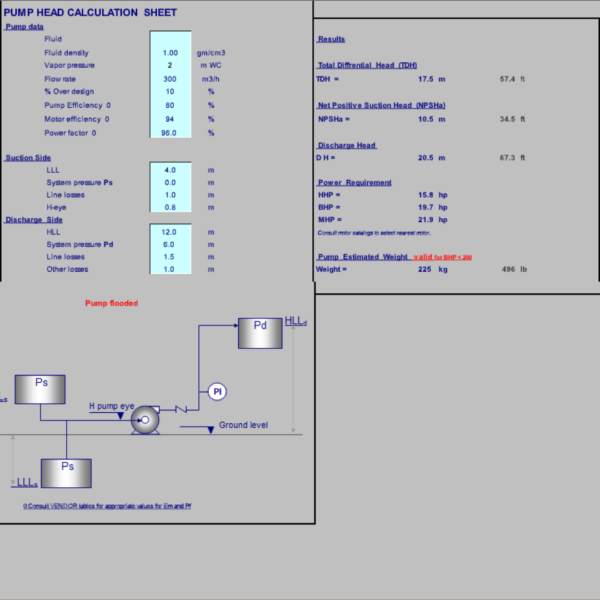 Engineering Calculation Toolkit – 40+ Spreadsheets for Chemical & Mechanical Engineers - Image 38