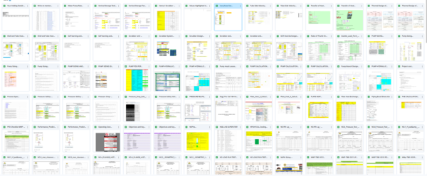 All Spreadsheet calculation for equipments