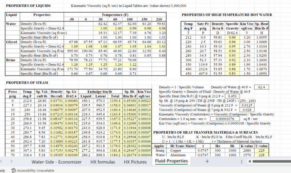 Plate & Frame Heat Exchanger Excel Sheet - Image 4