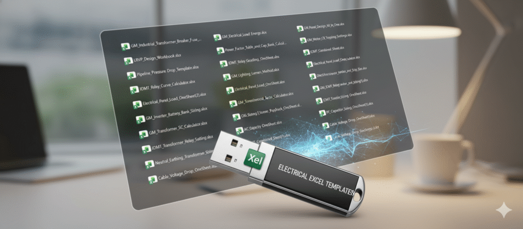 Electrical Engineering Calculations Excel Templates Bundle