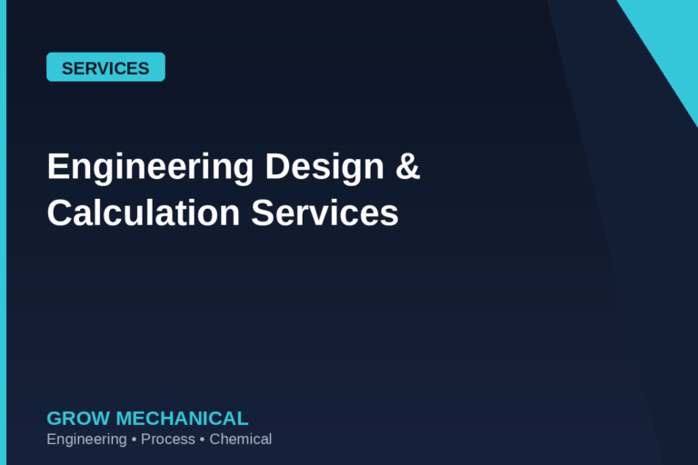 Engineering design and calculation services by GrowMechanical